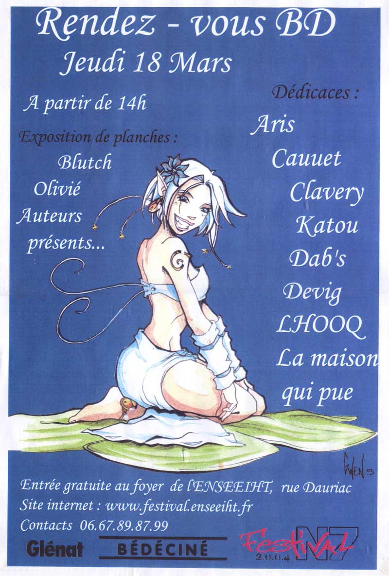 affiche du rendez-vous BD 2004