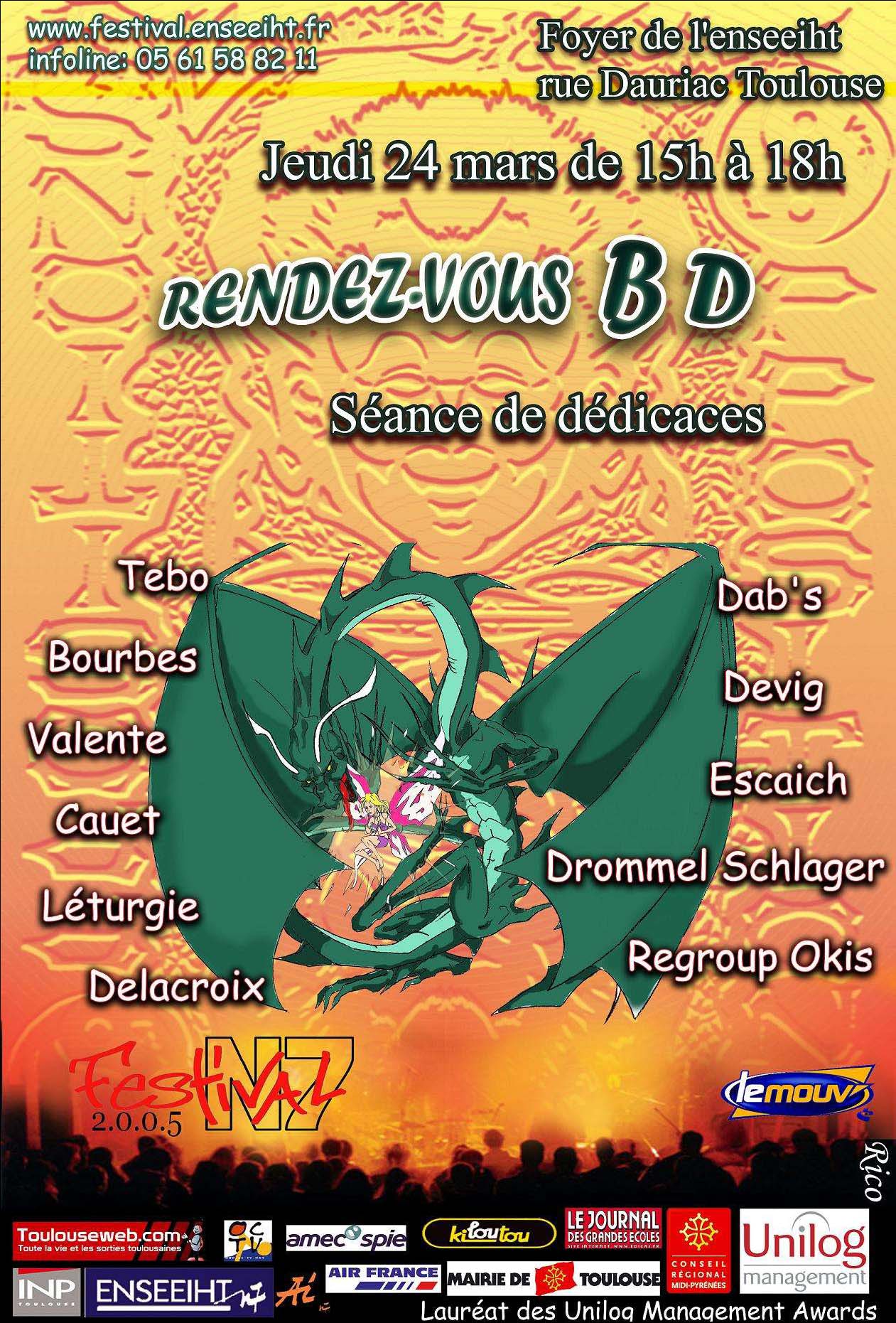 affiche du rendez-vous BD 2005