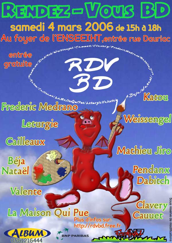 affiche du rendez-vous BD 2006