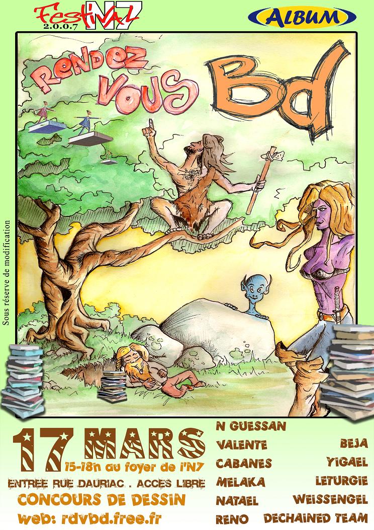 affiche du rendez-vous BD 2007